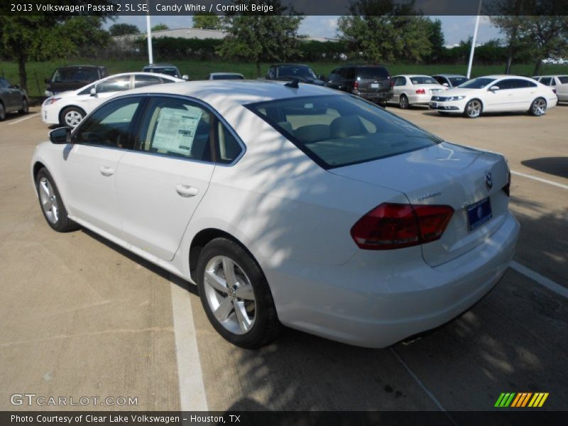 Candy White / Cornsilk Beige 2013 Volkswagen Passat 2.5L SE