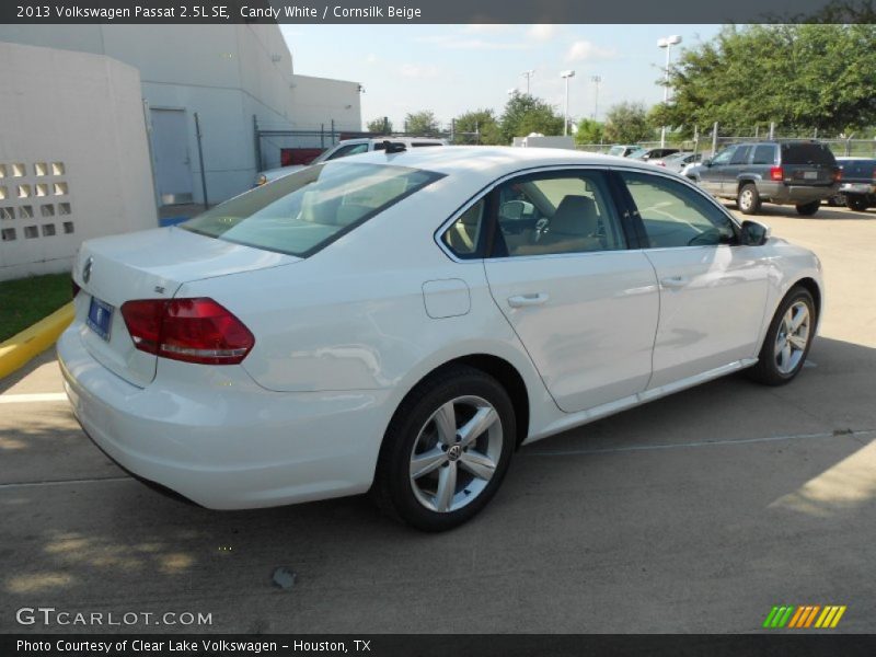 Candy White / Cornsilk Beige 2013 Volkswagen Passat 2.5L SE