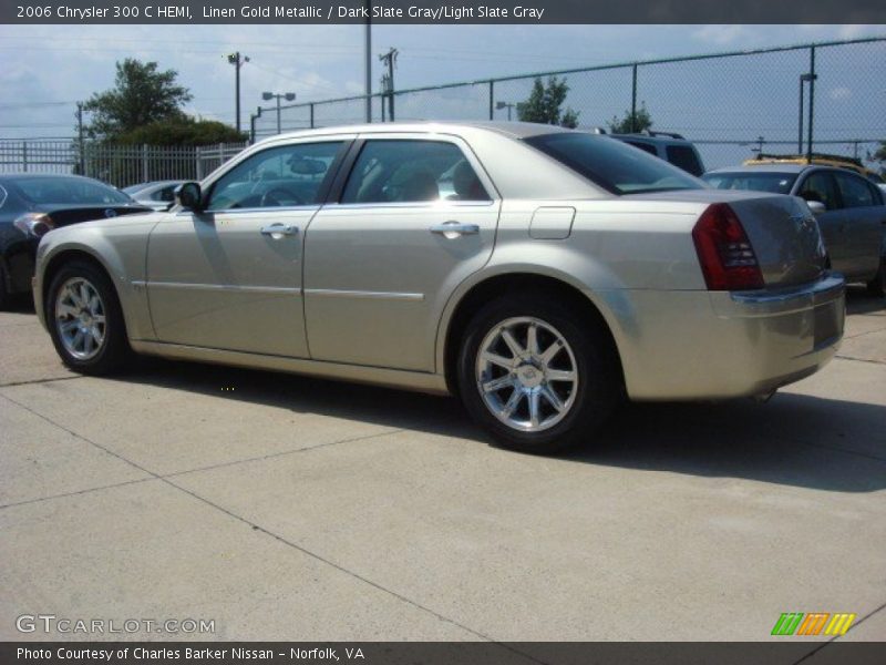Linen Gold Metallic / Dark Slate Gray/Light Slate Gray 2006 Chrysler 300 C HEMI