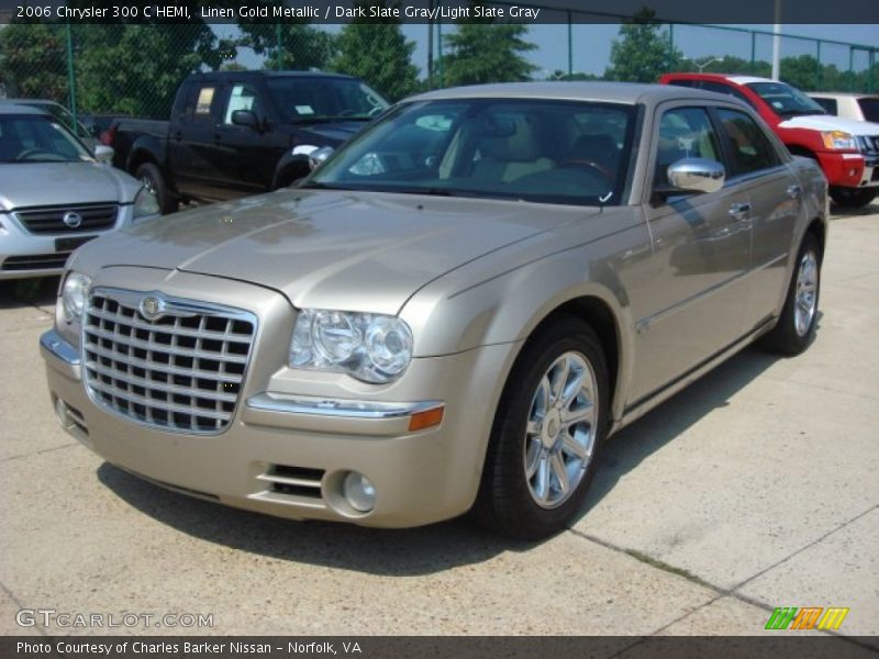 Linen Gold Metallic / Dark Slate Gray/Light Slate Gray 2006 Chrysler 300 C HEMI