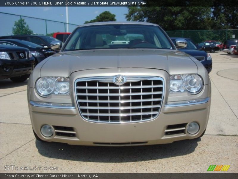 Linen Gold Metallic / Dark Slate Gray/Light Slate Gray 2006 Chrysler 300 C HEMI