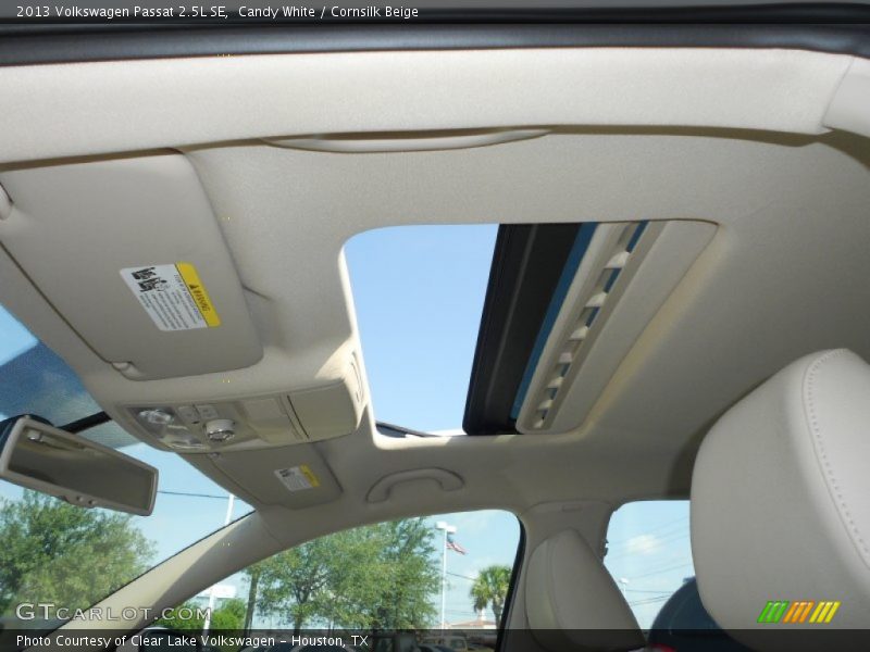 Candy White / Cornsilk Beige 2013 Volkswagen Passat 2.5L SE