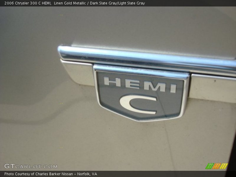 Linen Gold Metallic / Dark Slate Gray/Light Slate Gray 2006 Chrysler 300 C HEMI