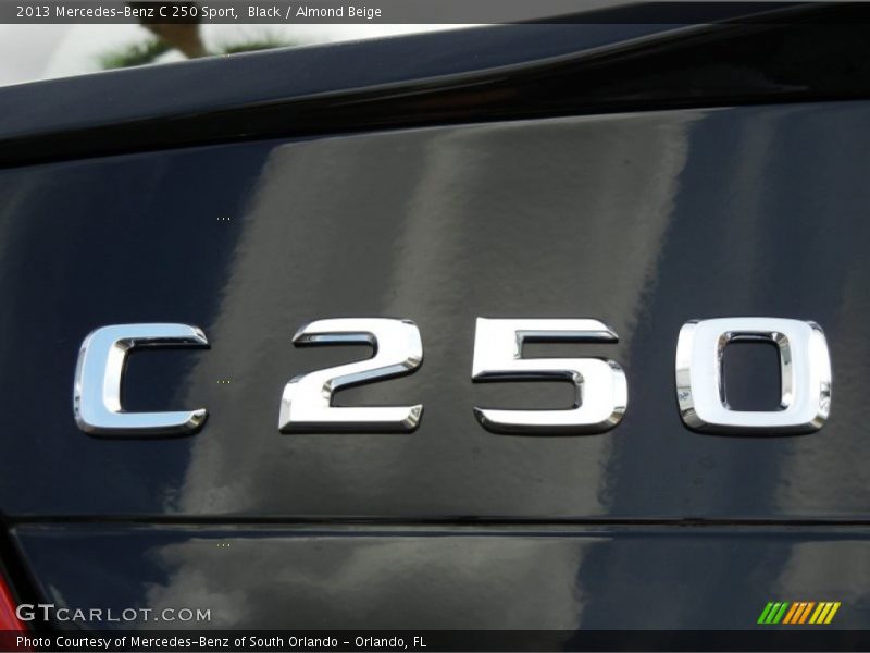 Black / Almond Beige 2013 Mercedes-Benz C 250 Sport