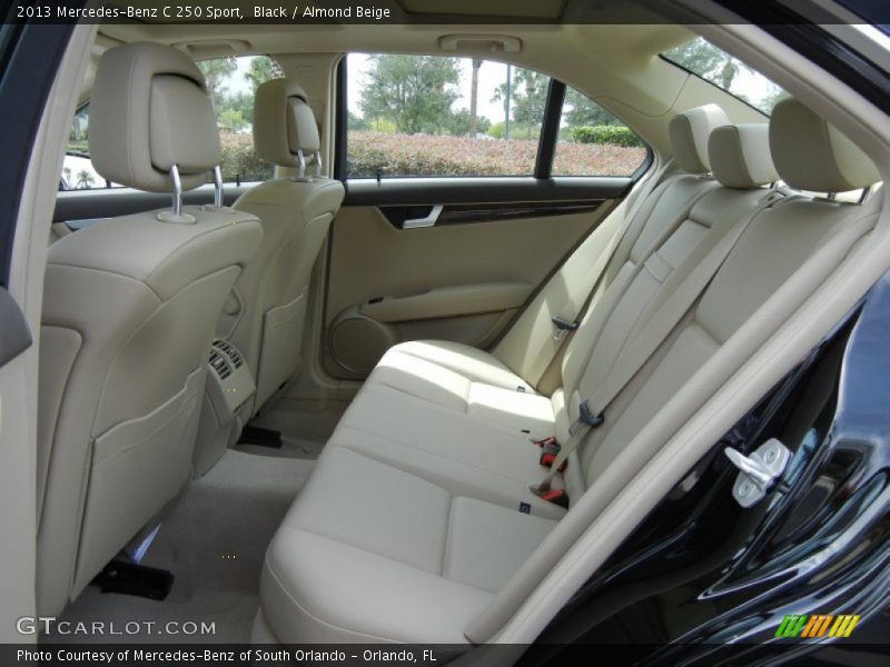 Black / Almond Beige 2013 Mercedes-Benz C 250 Sport