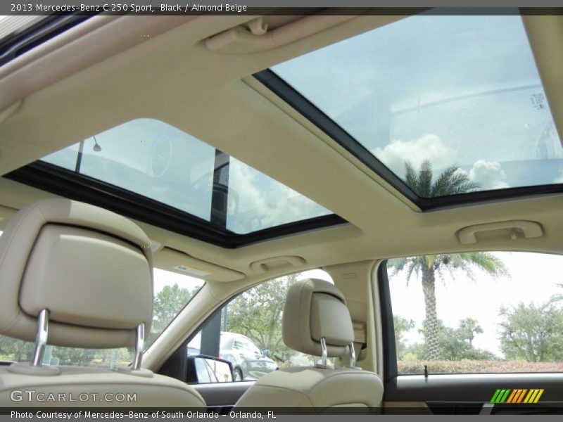 Black / Almond Beige 2013 Mercedes-Benz C 250 Sport