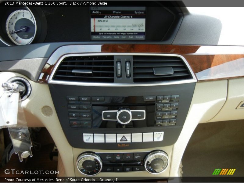 Black / Almond Beige 2013 Mercedes-Benz C 250 Sport