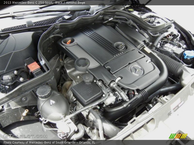 Black / Almond Beige 2013 Mercedes-Benz C 250 Sport