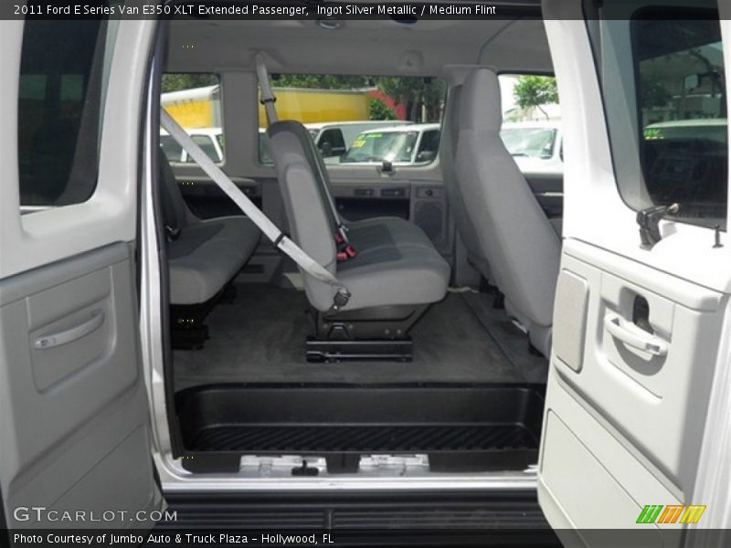 Ingot Silver Metallic / Medium Flint 2011 Ford E Series Van E350 XLT Extended Passenger