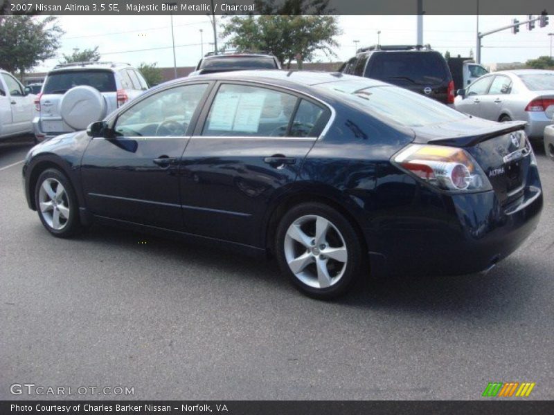 Majestic Blue Metallic / Charcoal 2007 Nissan Altima 3.5 SE