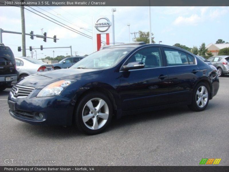 Majestic Blue Metallic / Charcoal 2007 Nissan Altima 3.5 SE