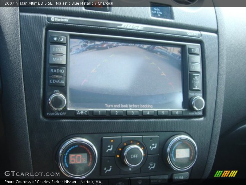 Majestic Blue Metallic / Charcoal 2007 Nissan Altima 3.5 SE