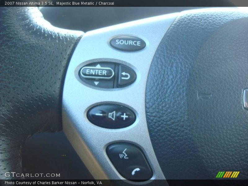 Majestic Blue Metallic / Charcoal 2007 Nissan Altima 3.5 SE