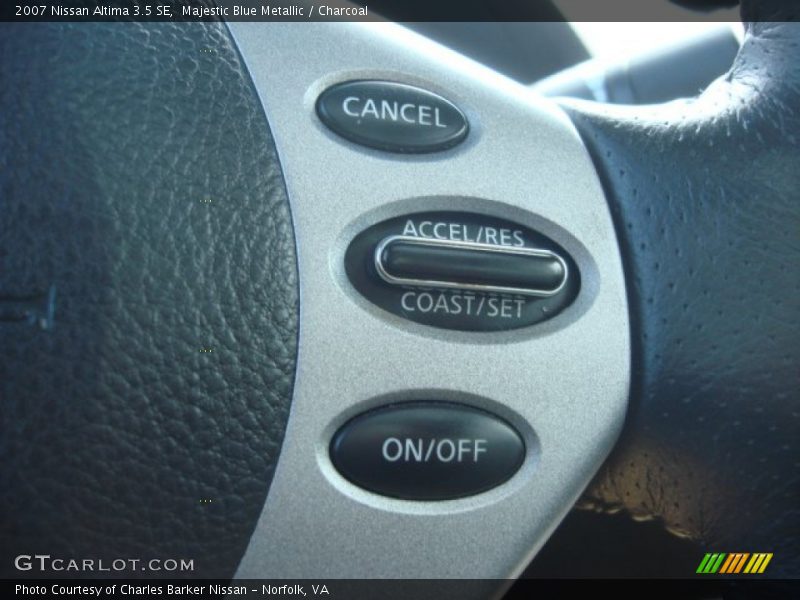 Majestic Blue Metallic / Charcoal 2007 Nissan Altima 3.5 SE