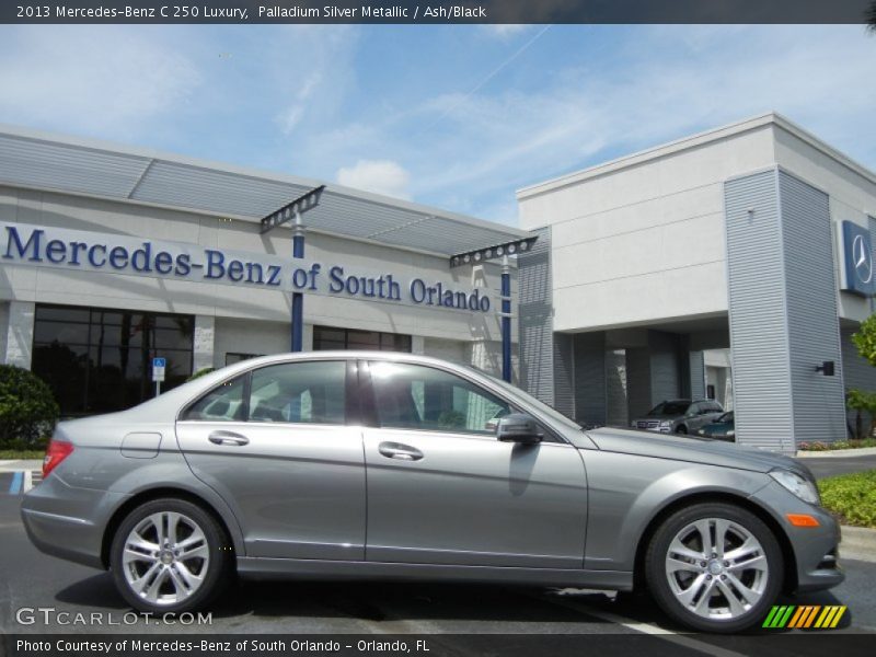 Palladium Silver Metallic / Ash/Black 2013 Mercedes-Benz C 250 Luxury