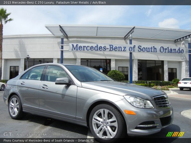 Palladium Silver Metallic / Ash/Black 2013 Mercedes-Benz C 250 Luxury