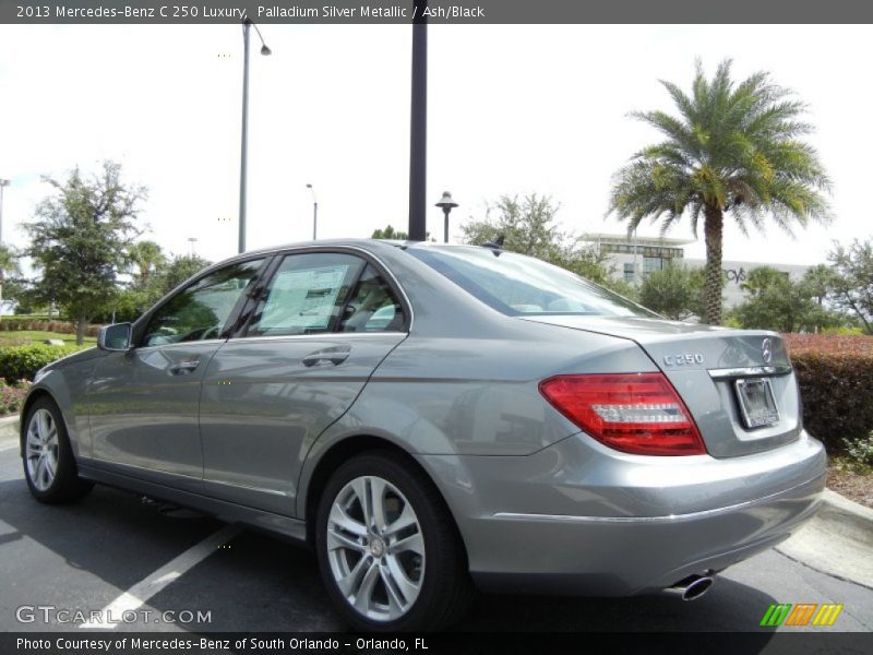 Palladium Silver Metallic / Ash/Black 2013 Mercedes-Benz C 250 Luxury