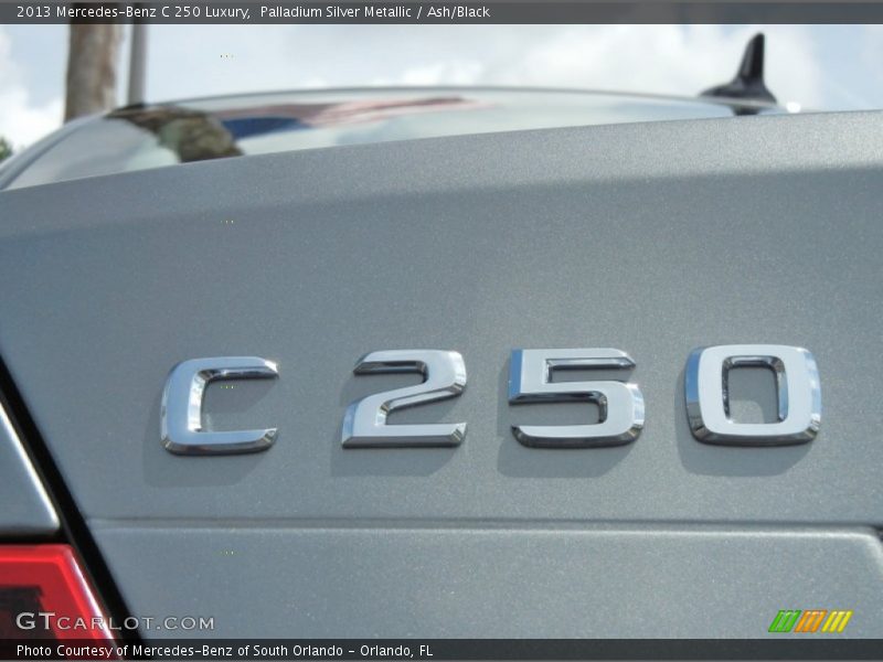 Palladium Silver Metallic / Ash/Black 2013 Mercedes-Benz C 250 Luxury