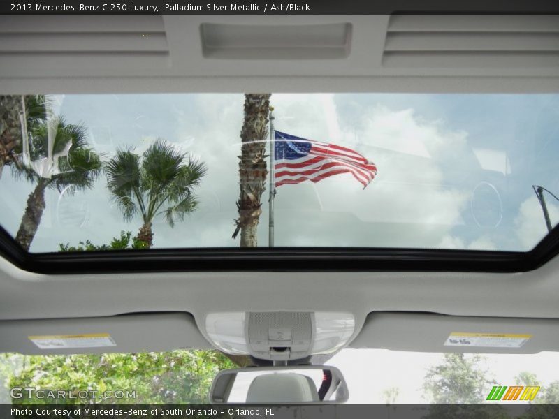 Sunroof of 2013 C 250 Luxury