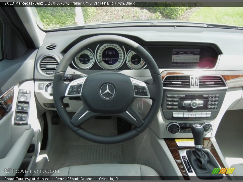 Dashboard of 2013 C 250 Luxury