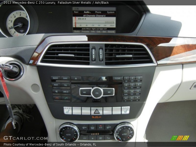 Controls of 2013 C 250 Luxury