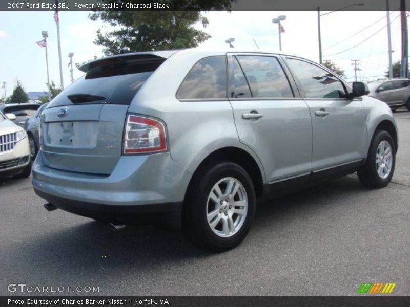 Pewter Metallic / Charcoal Black 2007 Ford Edge SEL