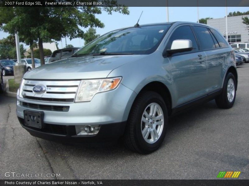 Pewter Metallic / Charcoal Black 2007 Ford Edge SEL