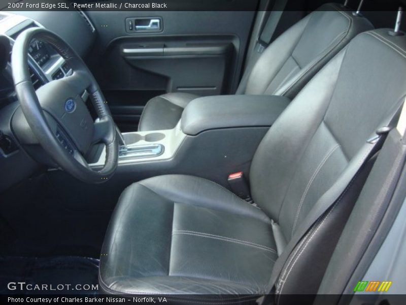 Pewter Metallic / Charcoal Black 2007 Ford Edge SEL