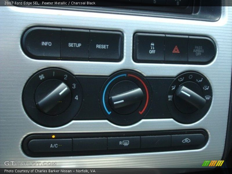 Controls of 2007 Edge SEL
