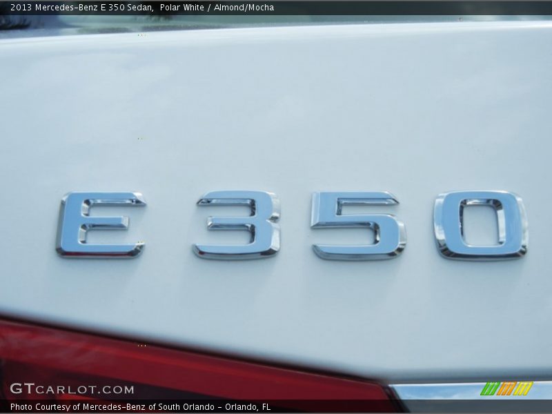 Polar White / Almond/Mocha 2013 Mercedes-Benz E 350 Sedan