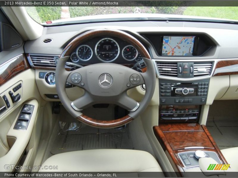 Polar White / Almond/Mocha 2013 Mercedes-Benz E 350 Sedan