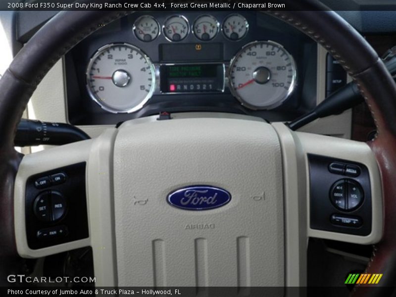 Forest Green Metallic / Chaparral Brown 2008 Ford F350 Super Duty King Ranch Crew Cab 4x4