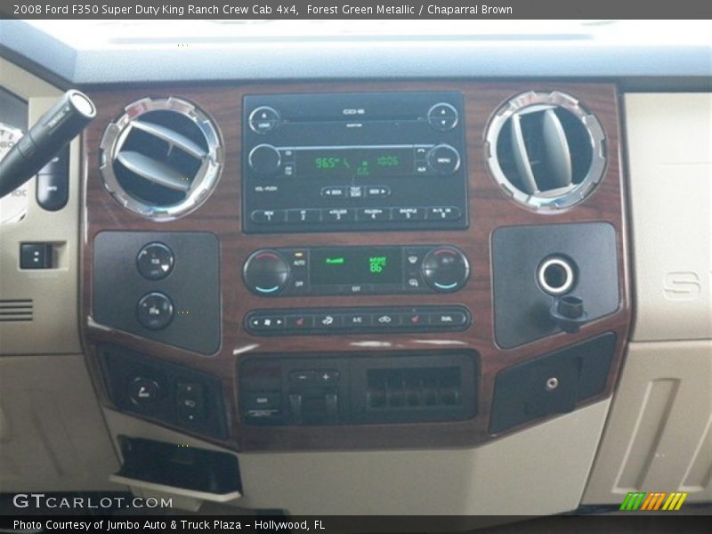Forest Green Metallic / Chaparral Brown 2008 Ford F350 Super Duty King Ranch Crew Cab 4x4