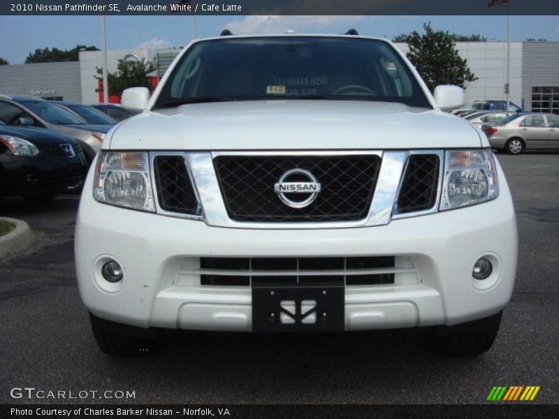 Avalanche White / Cafe Latte 2010 Nissan Pathfinder SE