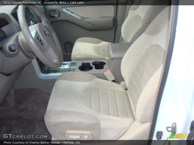 Avalanche White / Cafe Latte 2010 Nissan Pathfinder SE