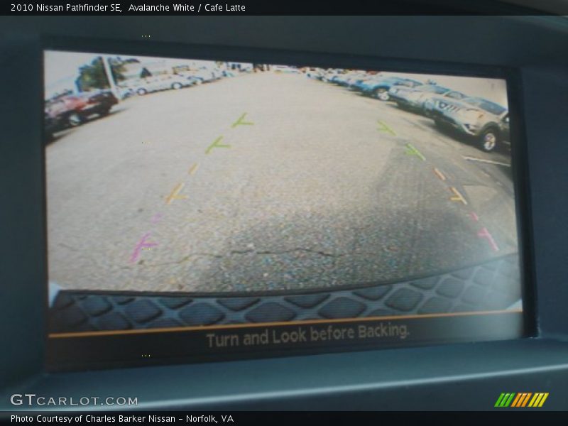 Avalanche White / Cafe Latte 2010 Nissan Pathfinder SE