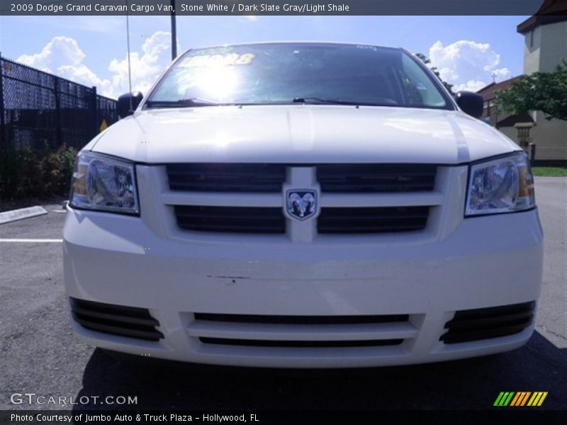 Stone White / Dark Slate Gray/Light Shale 2009 Dodge Grand Caravan Cargo Van