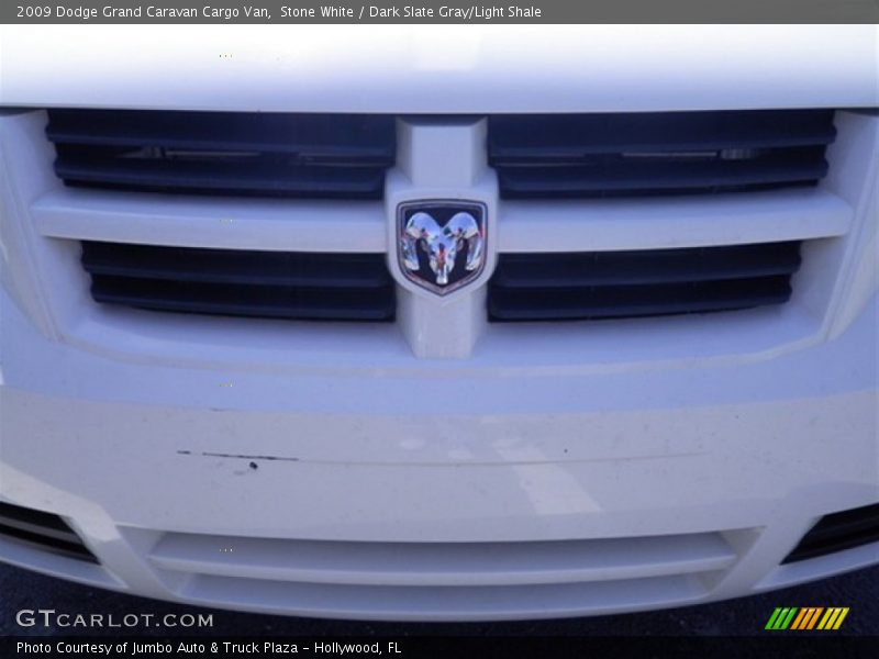 Stone White / Dark Slate Gray/Light Shale 2009 Dodge Grand Caravan Cargo Van