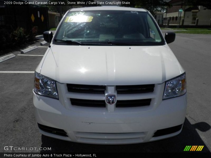 Stone White / Dark Slate Gray/Light Shale 2009 Dodge Grand Caravan Cargo Van