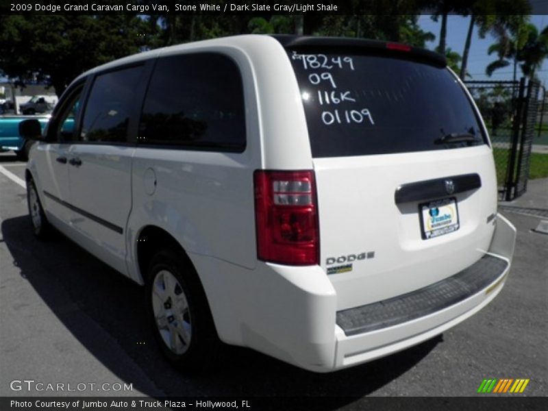 Stone White / Dark Slate Gray/Light Shale 2009 Dodge Grand Caravan Cargo Van