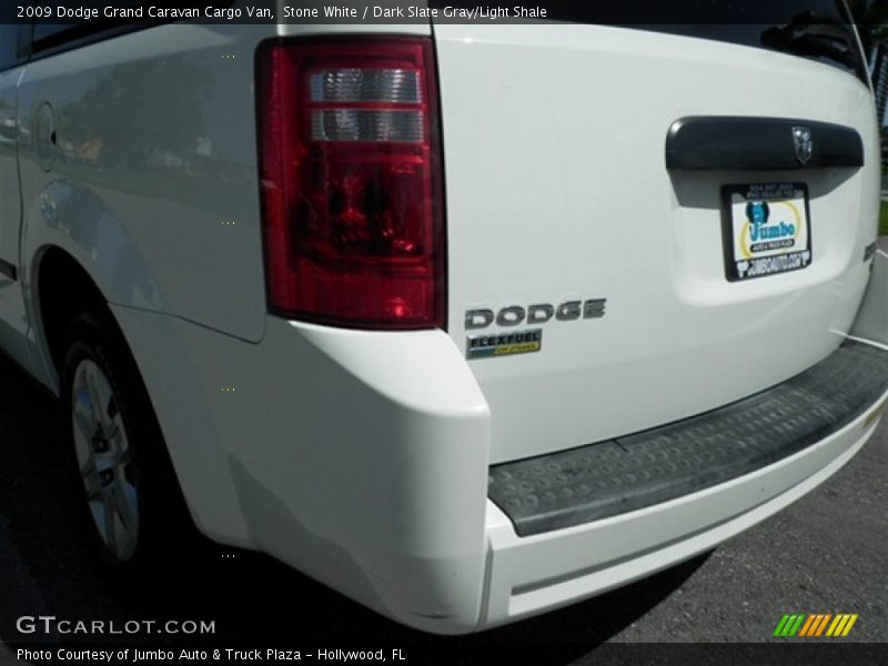Stone White / Dark Slate Gray/Light Shale 2009 Dodge Grand Caravan Cargo Van