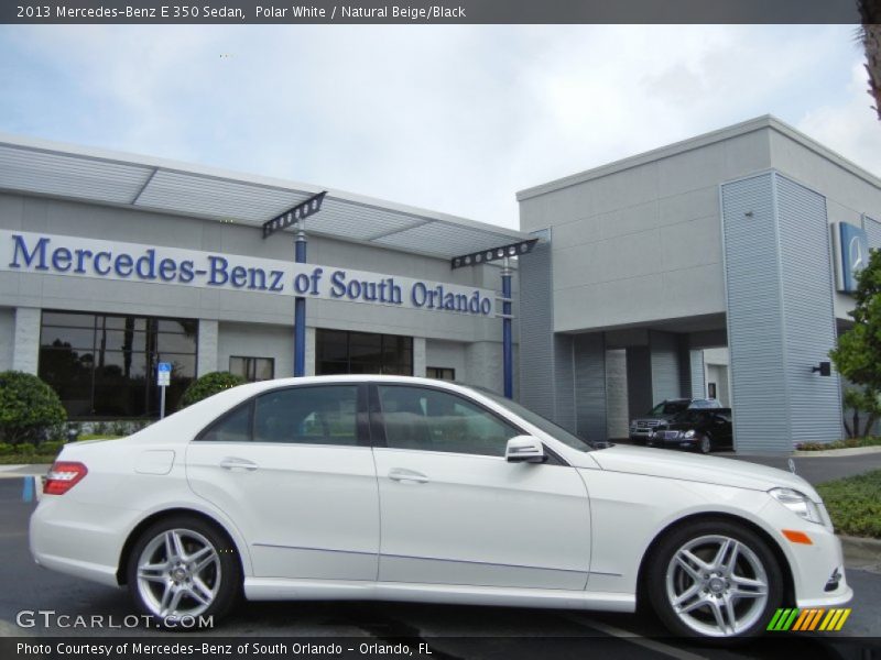 Polar White / Natural Beige/Black 2013 Mercedes-Benz E 350 Sedan