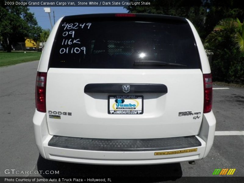 Stone White / Dark Slate Gray/Light Shale 2009 Dodge Grand Caravan Cargo Van