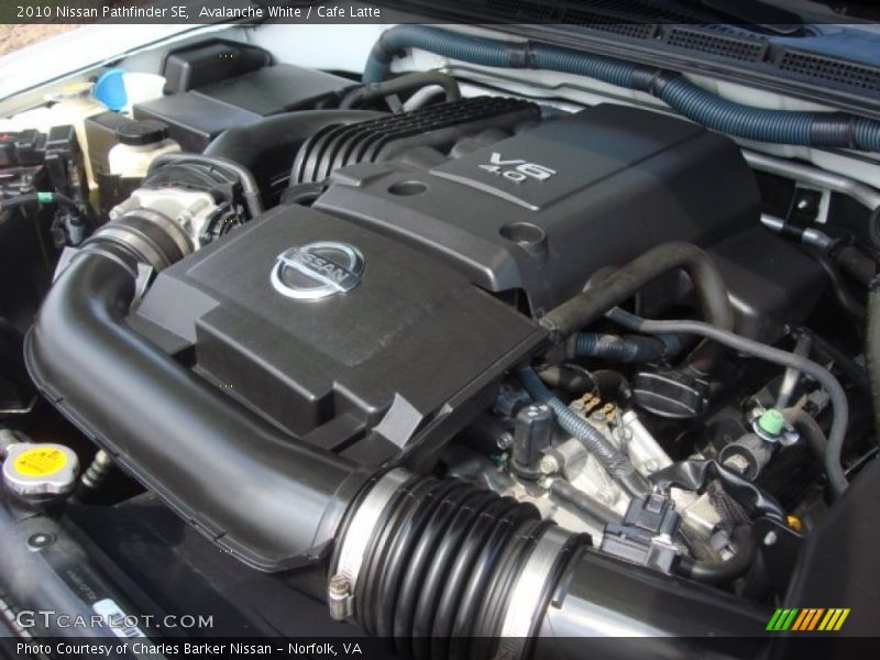 Avalanche White / Cafe Latte 2010 Nissan Pathfinder SE