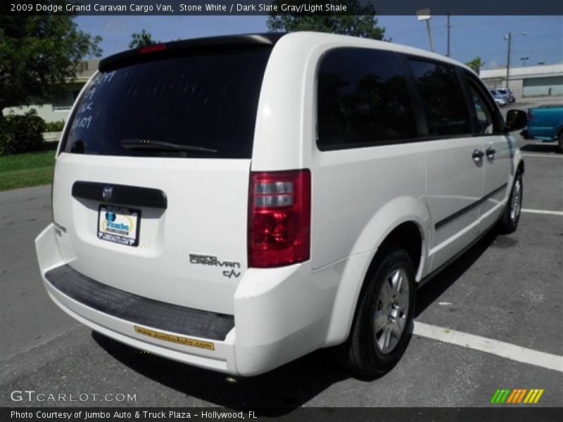 Stone White / Dark Slate Gray/Light Shale 2009 Dodge Grand Caravan Cargo Van