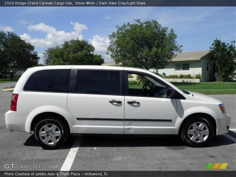 Stone White / Dark Slate Gray/Light Shale 2009 Dodge Grand Caravan Cargo Van