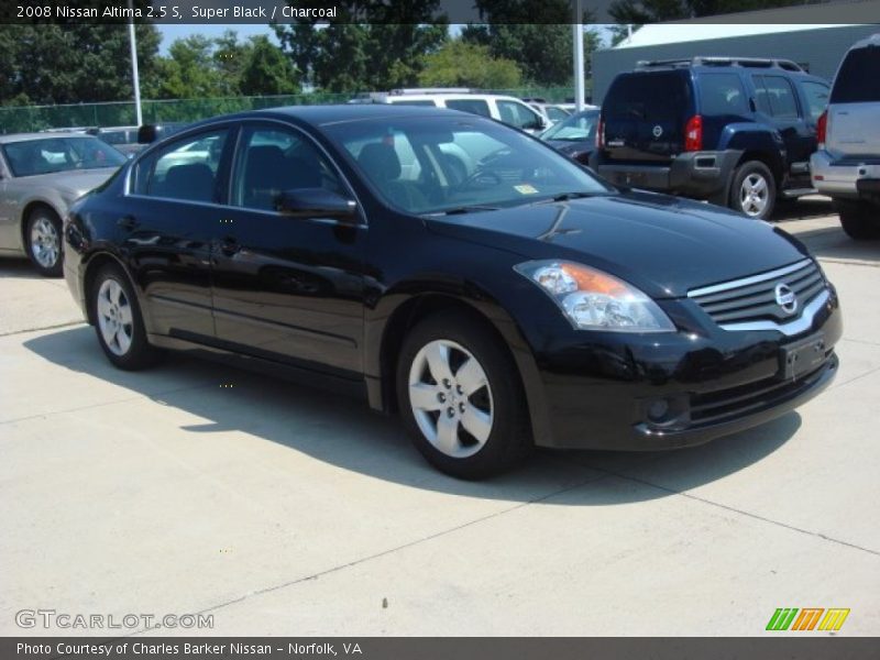 Super Black / Charcoal 2008 Nissan Altima 2.5 S