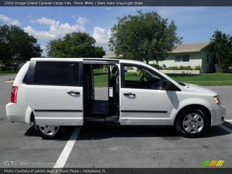 Stone White / Dark Slate Gray/Light Shale 2009 Dodge Grand Caravan Cargo Van