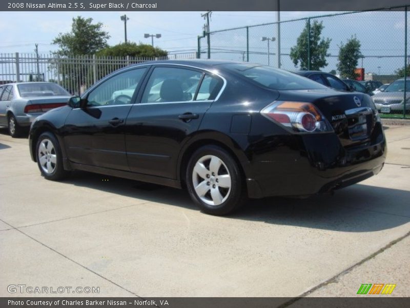 Super Black / Charcoal 2008 Nissan Altima 2.5 S
