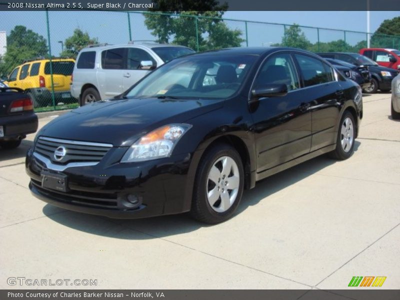Super Black / Charcoal 2008 Nissan Altima 2.5 S